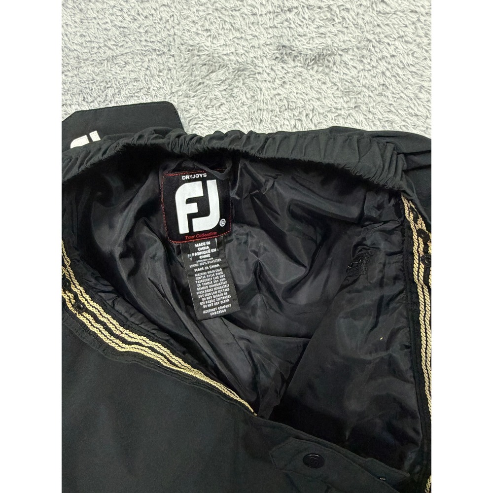 Footjoy FJ DryJoys Tour Collection Pants Mens XL Black Golf Outdoors Rain Lined - Picture 3 of 10
